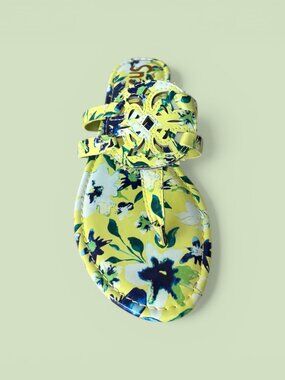 Circus by Sam Edelman Yellow and Blue Floral Sandals Size 8